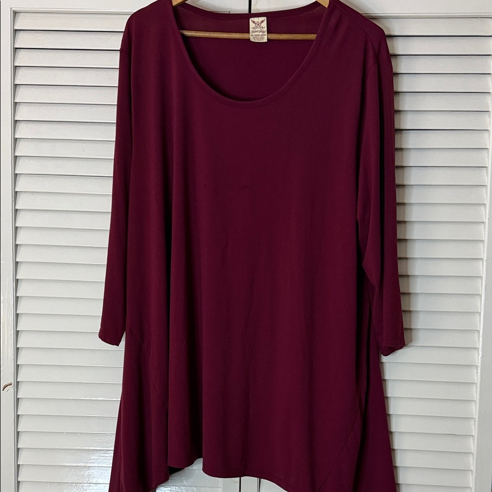 Faded Glory Deep Burgundy Tunic